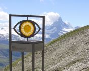Infopunkt Rothorn bei Zermatt